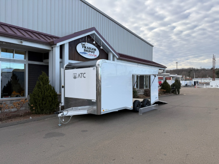 New ATC 8’6″ X 20′ ROM ENCLOSED CAR HAULER WITH ESCAPE DOOR 9.9K