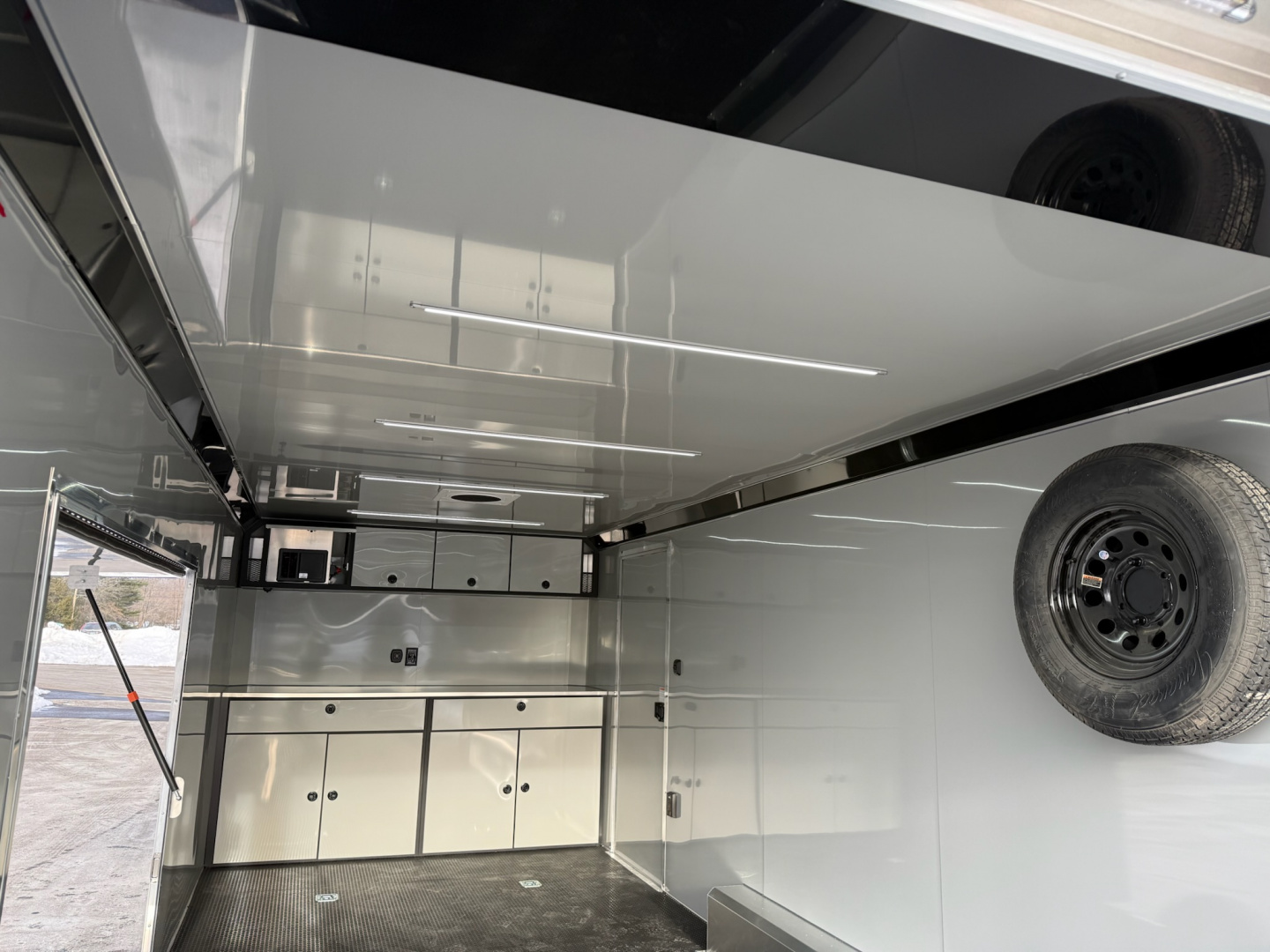 New ATC 8’6″ X 20′ ROM ENCLOSED CAR HAULER WITH ESCAPE DOOR 9.9K