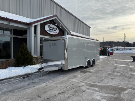 New ATC 8’6″ X 20′ ROM ENCLOSED CAR HAULER WITH ESCAPE DOOR 9.9K