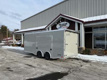 New ATC 8’6″ X 20′ ROM ENCLOSED CAR HAULER WITH ESCAPE DOOR 9.9K