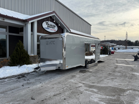 New ATC 8’6″ X 20′ ROM ENCLOSED CAR HAULER WITH ESCAPE DOOR 9.9K