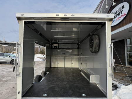 New ATC 8’6″ X 20′ ROM ENCLOSED CAR HAULER WITH ESCAPE DOOR 9.9K