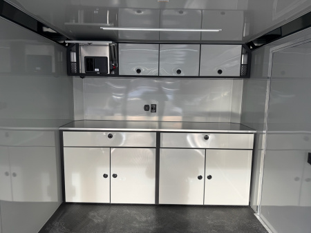 New ATC 8’6″ X 20′ ROM ENCLOSED CAR HAULER WITH ESCAPE DOOR 9.9K