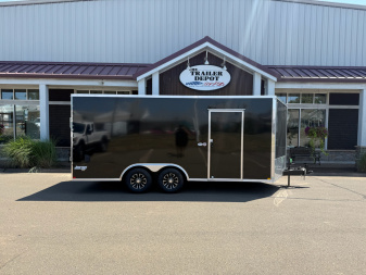 New Pace American 8'6  x 18'+ V-Nose Enclosed Car Hauler 9.9K