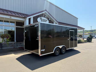 New Pace American 8'6" x 18'+ V-Nose Enclosed Car Hauler 9.9K