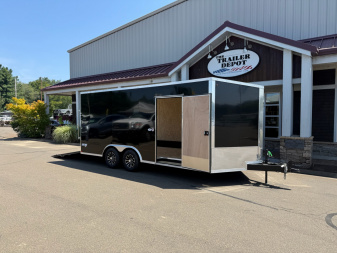 New Pace American 8'6" x 18'+ V-Nose Enclosed Car Hauler 9.9K