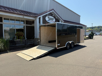 New Pace American 8'6" x 18'+ V-Nose Enclosed Car Hauler 9.9K
