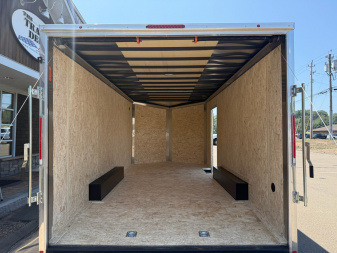 New Pace American 8'6" x 18'+ V-Nose Enclosed Car Hauler 9.9K