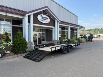 New Sure-Trac 7′ X 18′ OPEN LANDSCAPE TRAILER 7K