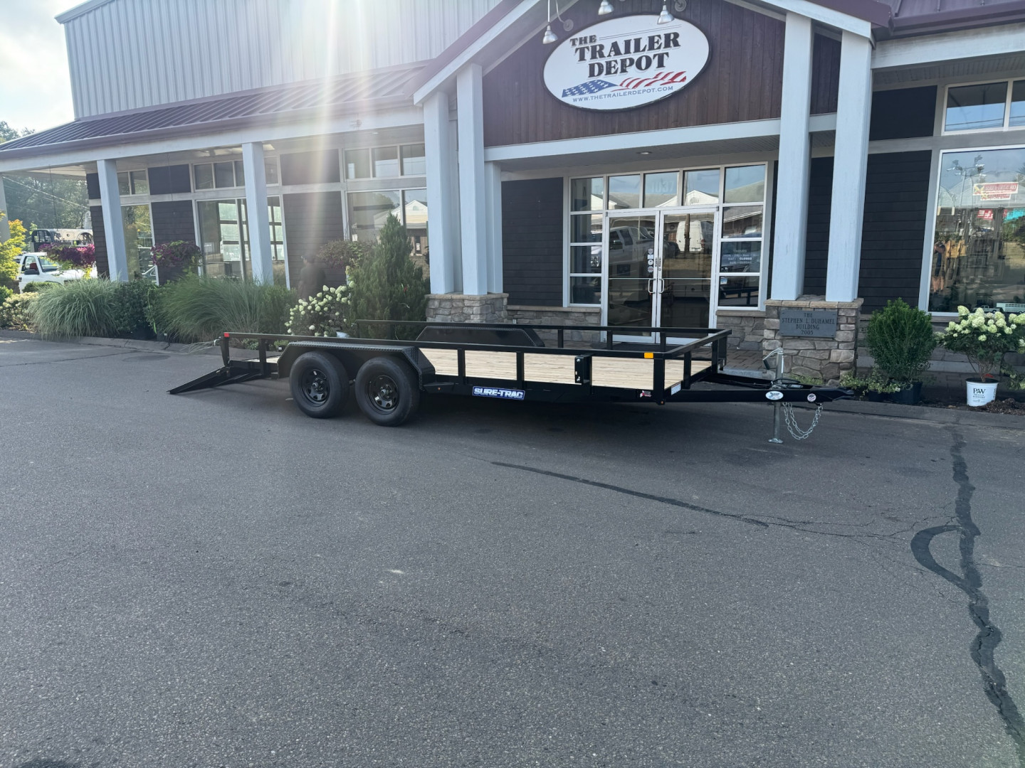 New Sure-Trac 7′ X 16′ OPEN LANDSCAPE TRAILER 7K
