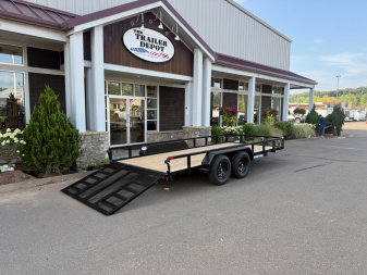 New Sure-Trac 7′ X 16′ OPEN LANDSCAPE TRAILER 7K