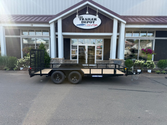New Sure-Trac 7′ X 16′ OPEN LANDSCAPE TRAILER 7K