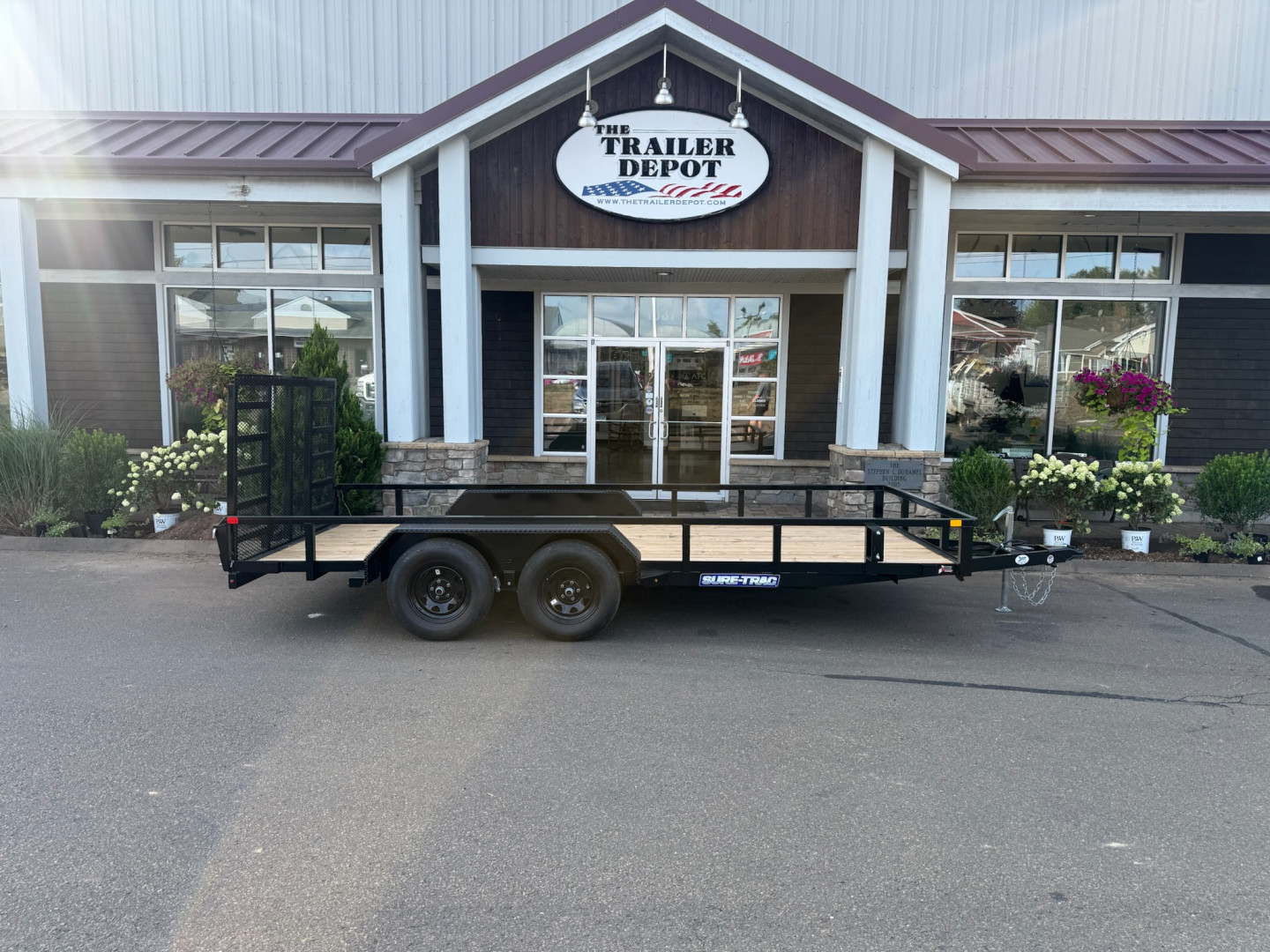 New Sure-Trac 7′ X 16′ OPEN LANDSCAPE TRAILER 7K