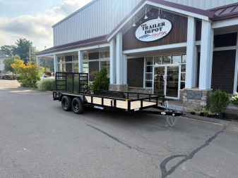 New Sure-Trac 7′ X 16′ OPEN LANDSCAPE TRAILER 7K
