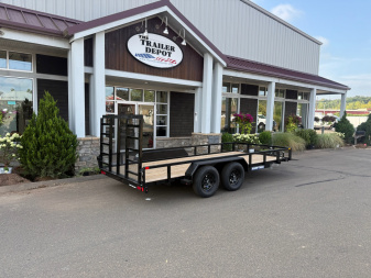 New Sure-Trac 7′ X 16′ OPEN LANDSCAPE TRAILER 7K