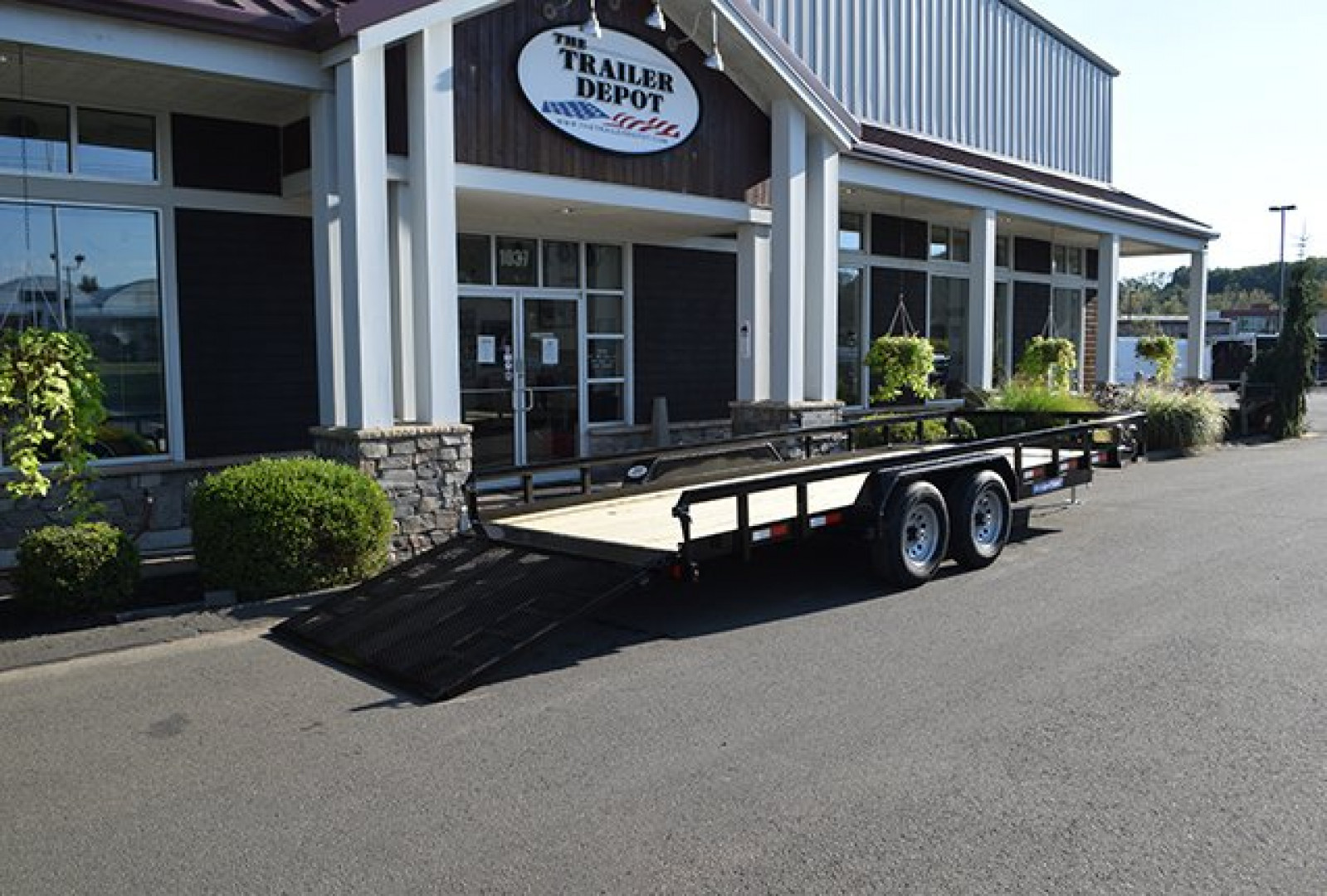 New Sure-Trac 7′ X 20′ OPEN LANDSCAPE TRAILER 9.9K