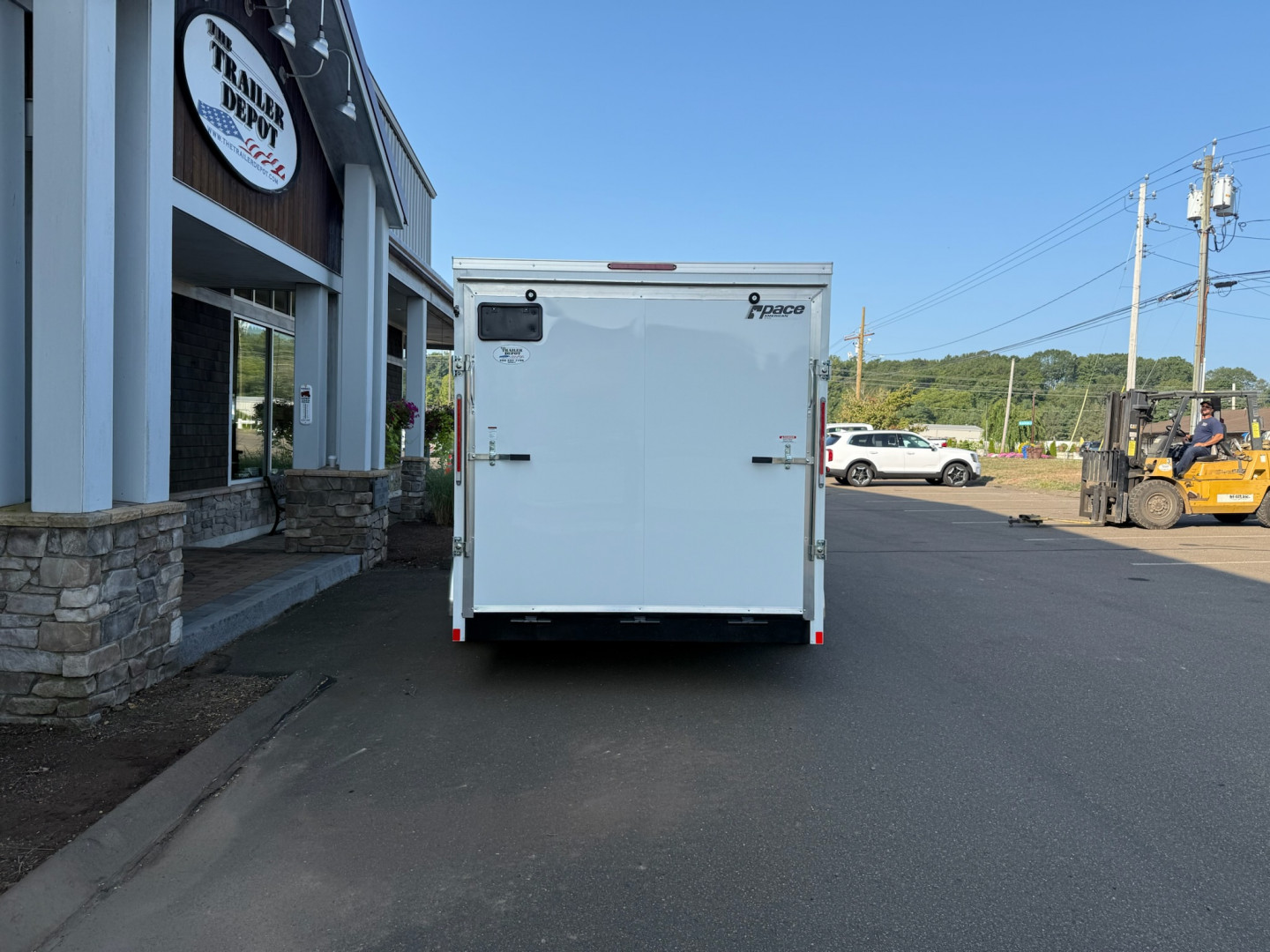 New Pace American 7' x 16' Enclosed Cargo Trailer 7K