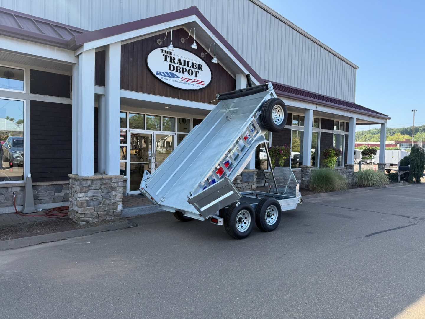New K-Trail 5' x 10' Dump Trailer 9.8K