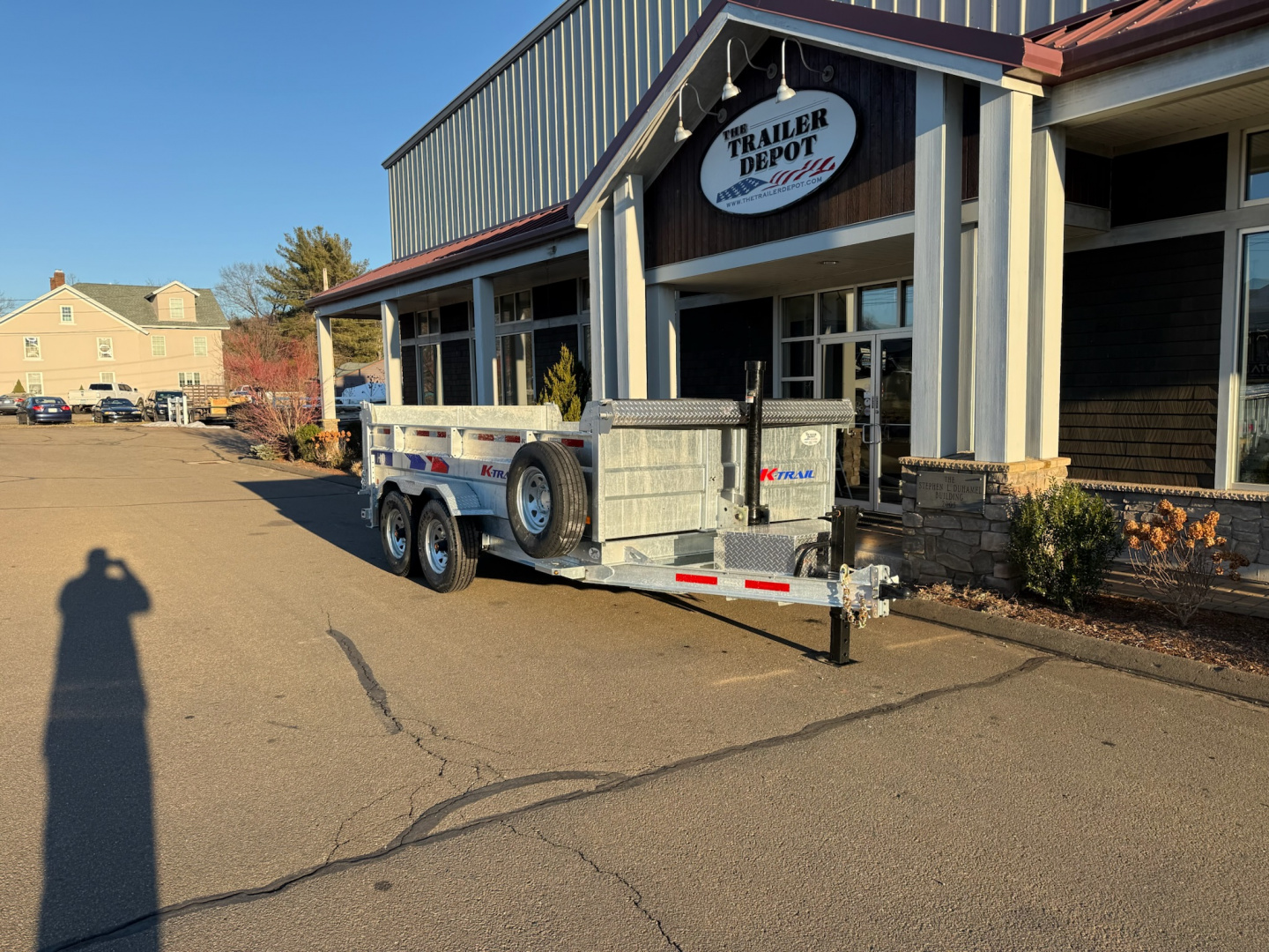 New K-Trail 6'10" x 14' Heavy Duty Dump Trailer 14K