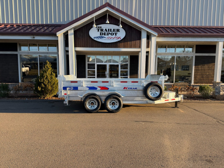 New K-Trail 6'10  x 14' Heavy Duty Dump Trailer 14K