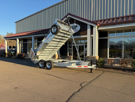 New K-Trail 6'10" x 14' Heavy Duty Dump Trailer 14K