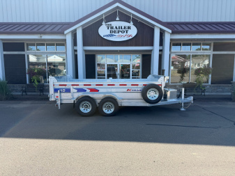 New K-Trail 6'10  x 14' Heavy Duty Dump Trailer 14K