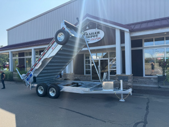 New K-Trail 6'10" x 14' Heavy Duty Dump Trailer 14K