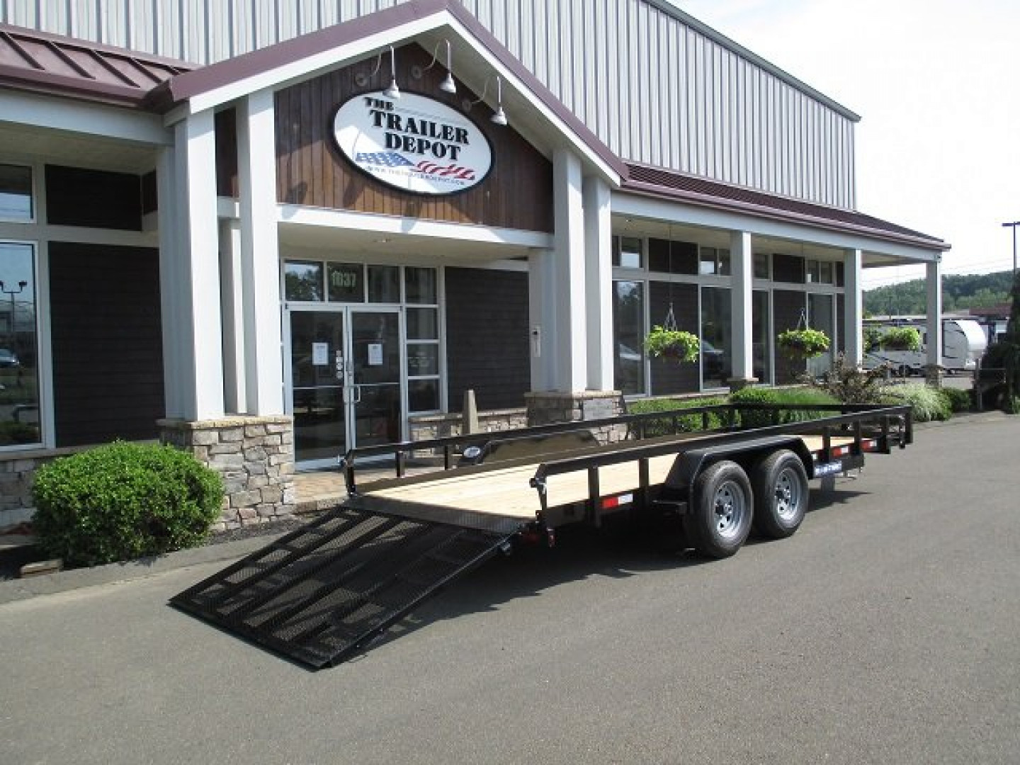 New Sure-Trac 7′ X 18′ OPEN LANDSCAPE TRAILER 9.9K