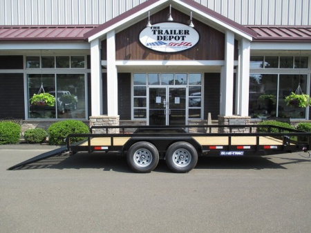 New Sure-Trac 7′ X 18′ OPEN LANDSCAPE TRAILER 9.9K