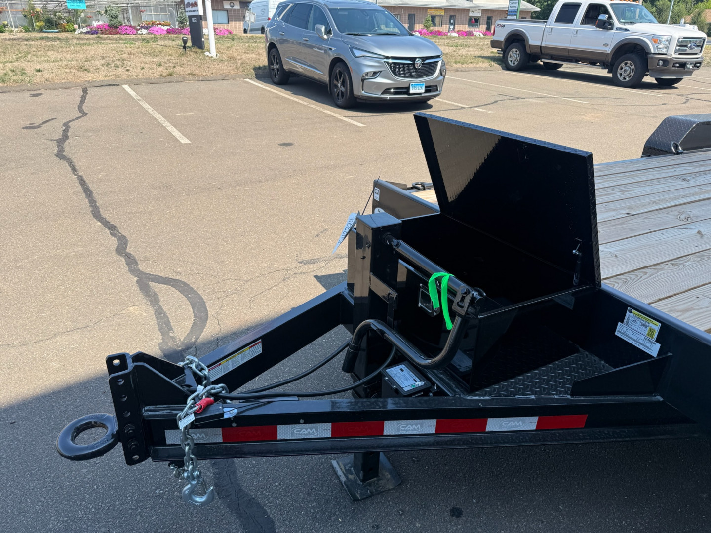 New CAM Superline 7' x 17' + 3' Super Ramp Equipment Trailer 15.4K