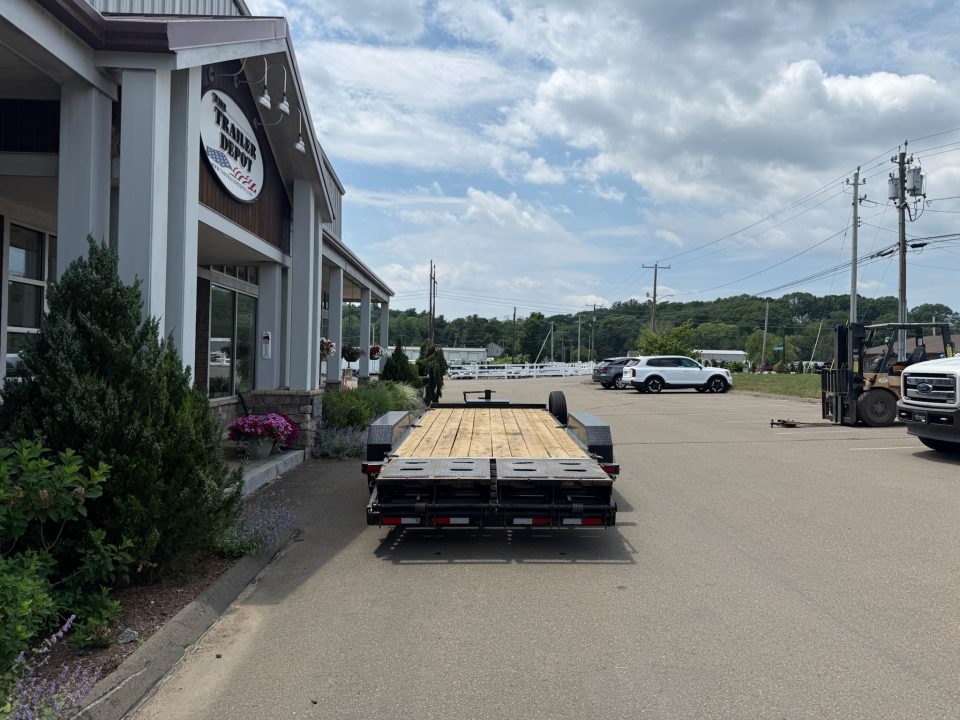 Used CAM Superline 7' x 17' + 3' Super Ramp Equipment Trailer 14K