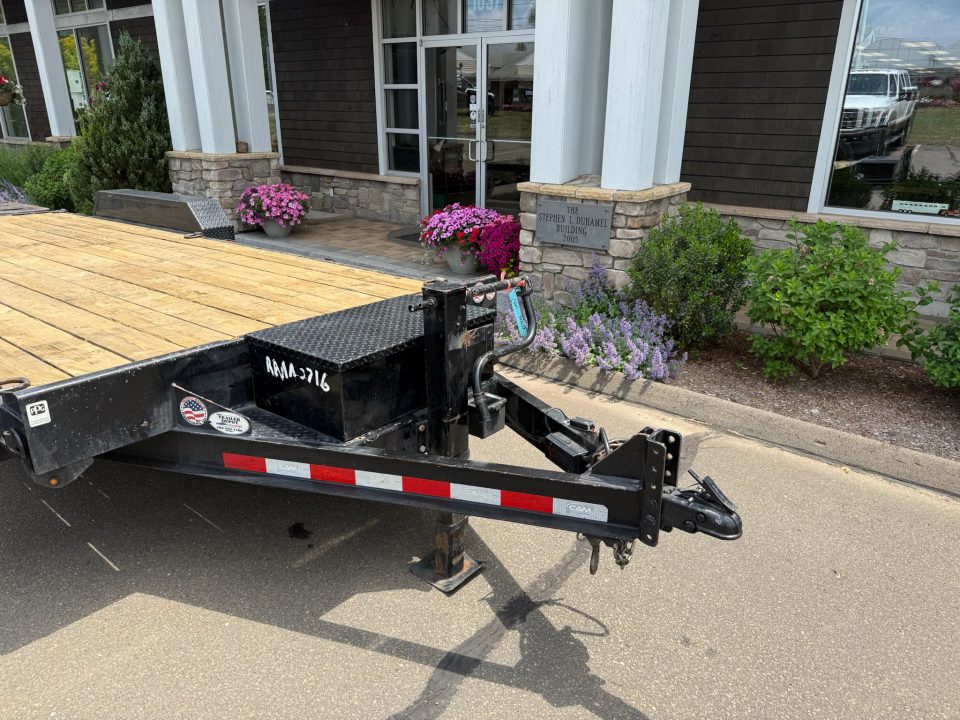 Used CAM Superline 7' x 17' + 3' Super Ramp Equipment Trailer 14K