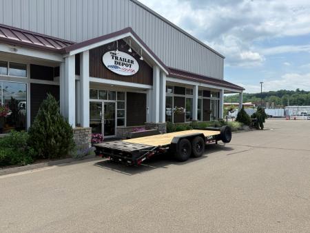 Used CAM Superline 7' x 17' + 3' Super Ramp Equipment Trailer 14K