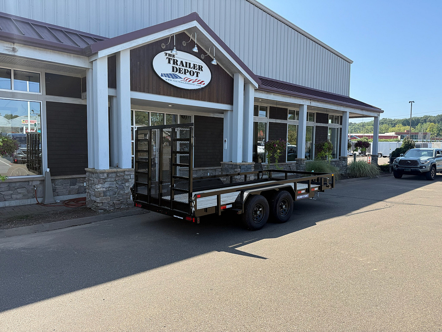 New Sure-Trac 7′ X 16′ OPEN LANDSCAPE TRAILER 9.9K