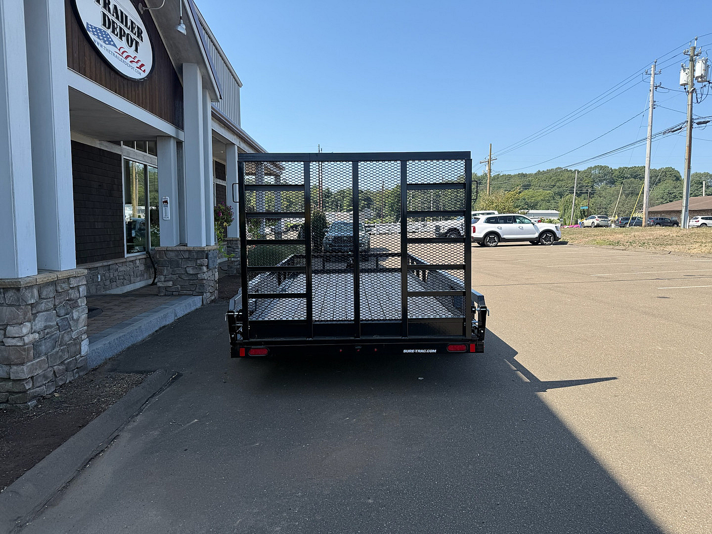 New Sure-Trac 7′ X 16′ OPEN LANDSCAPE TRAILER 9.9K