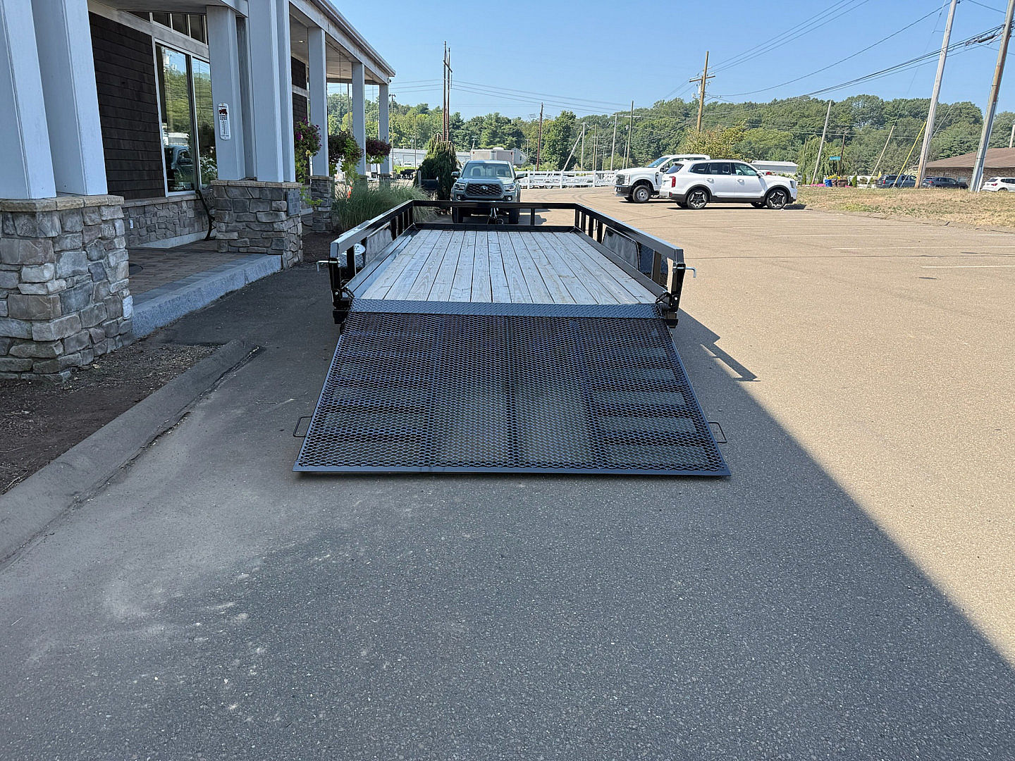 New Sure-Trac 7′ X 16′ OPEN LANDSCAPE TRAILER 9.9K