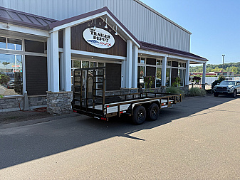 New Sure-Trac 7′ X 16′ OPEN LANDSCAPE TRAILER 9.9K