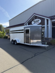 New Frontier 3-Horse Combo/Slant Load Bumper Pull Trailer