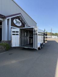 New Frontier 3-Horse Combo/Slant Load Bumper Pull Trailer