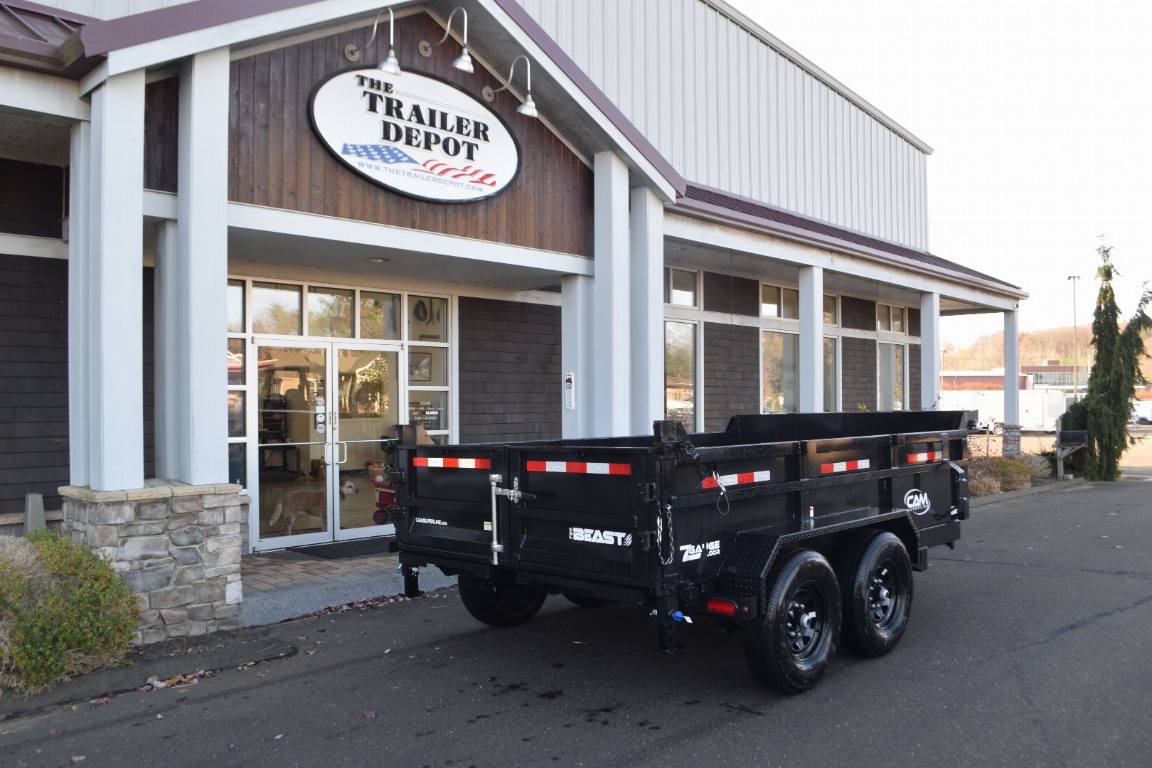New CAM Superline 6’9″ X 12′ LOW PROFILE BEAST DUMP TRAILER 13.2K