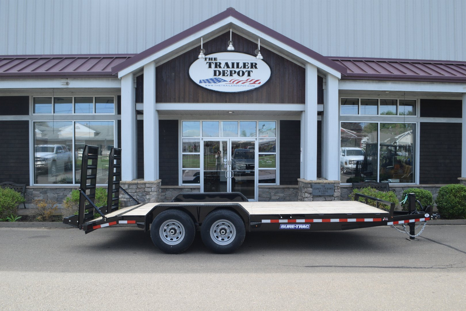 New Sure-Trac 7' x 18' Equipment Trailer 14K