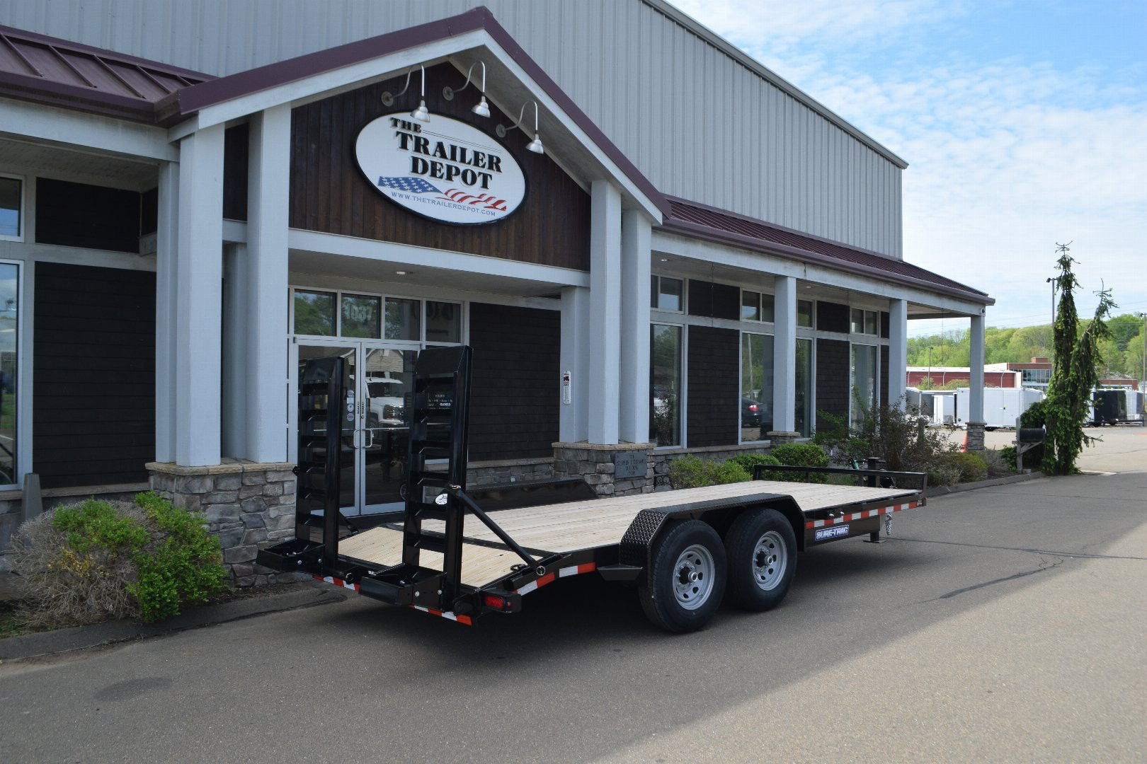 New Sure-Trac 7' x 18' Equipment Trailer 14K