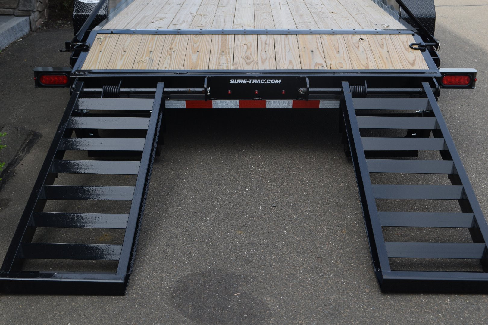 New Sure-Trac 7' x 18' Equipment Trailer 14K