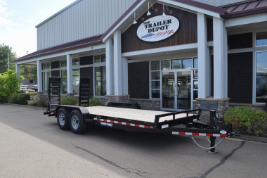 New Sure-Trac 7' x 18' Equipment Trailer 14K