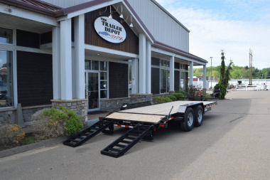 New Sure-Trac 7' x 18' Equipment Trailer 14K