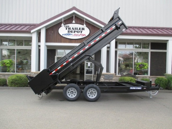 New Sure-Trac 6’10” X 16′ LOW PROFILE DUMP TRAILER 14K