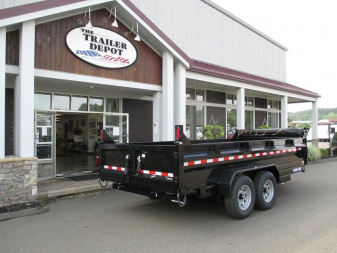 New Sure-Trac 6’10” X 16′ LOW PROFILE DUMP TRAILER 14K
