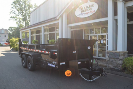 New SURE-TRAC 7' x 14' HEAVY DUTY SCISSOR DUMP TRAILER 14K