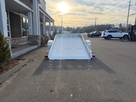 New Aluma 6'6" x 15' Utility Tilt Trailer 4K