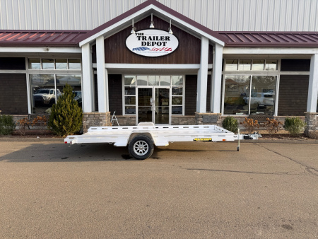 New Aluma 6'6  x 15' Utility Tilt Trailer 4K